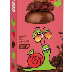 PRZEKĄSKA BOB SNAIL JABŁKO TRUSKAWKA W CZEKOLADZIE 30G