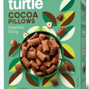 PODUSZKI RYŻOWE Z KREMEM ORZECHOWO-KAKAOWYM BEZGLUTENOWE 300G TURTLE
