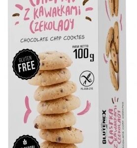 CIASTKA Z KAWAŁKAMI CZEKOLADY BEZGLUTENOWE 100G GLUTENEX