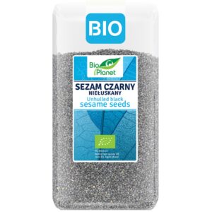 SEZAM CZARNY NIEŁUSKANY 400G BIO PLANET