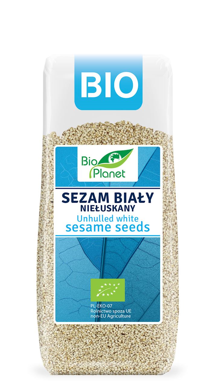 SEZAM BIAŁY NIEŁUSKANY 200G BIO PLANET