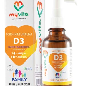 WITAMINA D3 DZIECI I DOROŚLI 30ML MYVITA