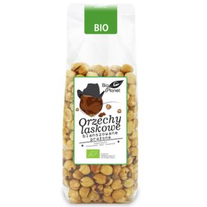 ORZECHY LASKOWE BLANSZOWANE PRAŻONE 350G BIO PLANET