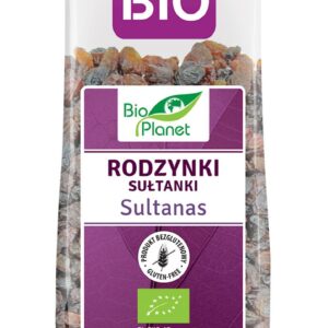 RODZYNKI SUŁTANKI BEZGLUTENOWE 200G BIO PLANET