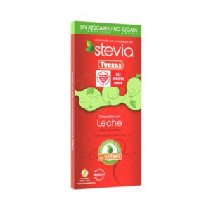 CZEKOLADA MLECZNA BEZ DODATKU CUKRU 100G TORRAS