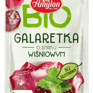 GALARETKA O SMAKU WIŚNIOWYM BEZGLUTENOWA 40G AMYLON