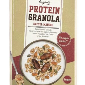 GRANOLA PROTEINOWA Z DAKTYLAMI I MIGDAŁAMI 325G VERIVAL