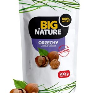 ORZECHY LASKOWE ŁUSKANE 200G BUŻA PAKA BIG NATURE