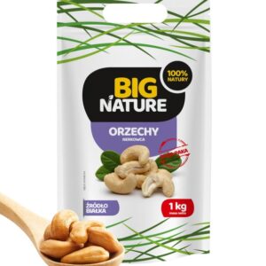 ORZECHY NERKOWCA 1KG DUŻA PAKA BIG NATURE