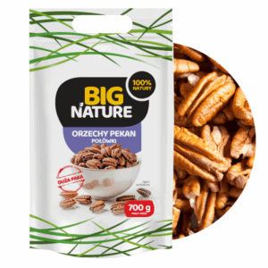 ORZECHY PEKAN POŁÓWKI 700G DUŻA PAKA BIG NATURE