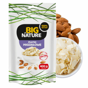 PŁATKI MIGDAŁOWE 400G DUŻA PAKA BIG NATURE