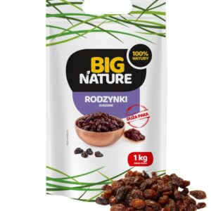 RODZYNKI SUSZONE 1KG DUŻA PAKA BIG NATURE
