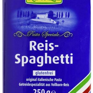 MAKARON (RYŻOWY RAZOWY) SPAGHETTI BEZGLUTENOWY BIO 250 g - RAPUNZEL
