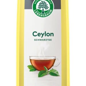 HERBATA CZARNA CEJLOŃSKA LIŚCIASTA BIO 75 g - LEBENSBAUM