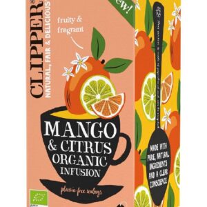 HERBATKA O SMAKU MANGO I OWOCÓW CYTRUSOWYCH BIO (20 x 1,8 g) 36 g - CLIPPER