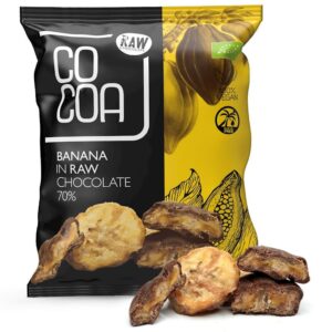 BANANY W SUROWEJ CZEKOLADZIE BIO 70 g - COCOA