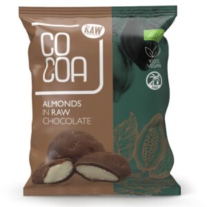 MIGDAŁY W SUROWEJ CZEKOLADZIE BIO 70 g - COCOA