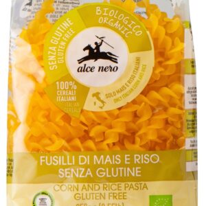 MAKARON (KUKURYDZIANO - RYŻOWY) FUSILLI BEZGLUTENOWY BIO 250 g - ALCE NERO