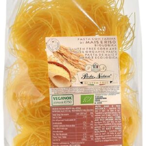 MAKARON (KUKURYDZIANO - RYŻOWY) GNIAZDA BEZGLUTENOWY BIO 250 g - PASTA NATURA