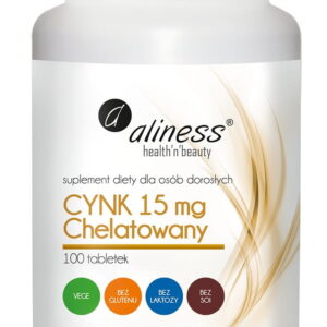 Cynk chelatowany 15 mg x 100 tabletek Vege ALINESS