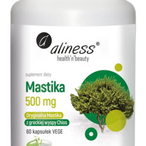 Mastika, sproszkowana żywica Pistacia lentiscus 500mg x 60 Vege caps. ALINESS