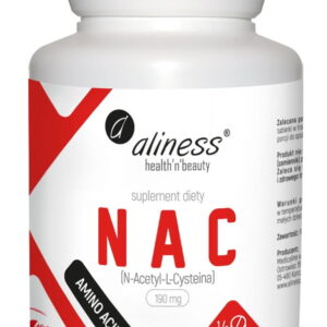 NAC N-Acetyl-L-Cysteine 190 mg (1/2 tab) x 100 tab ALINESS