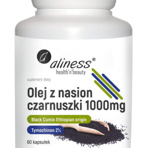 Olej z nasion czarnuszki 2% 1000 mg x 60 caps ALINESS
