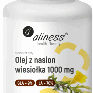 Olej z nasion wiesiołka 9%/70% 1000 mg x 90 kapsułek ALINESS