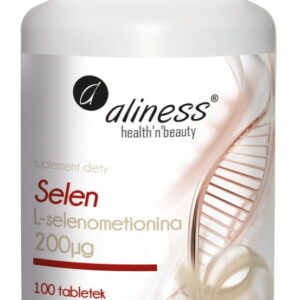 Selen L-selenometionina 200µg 100 tabletek ALINESS