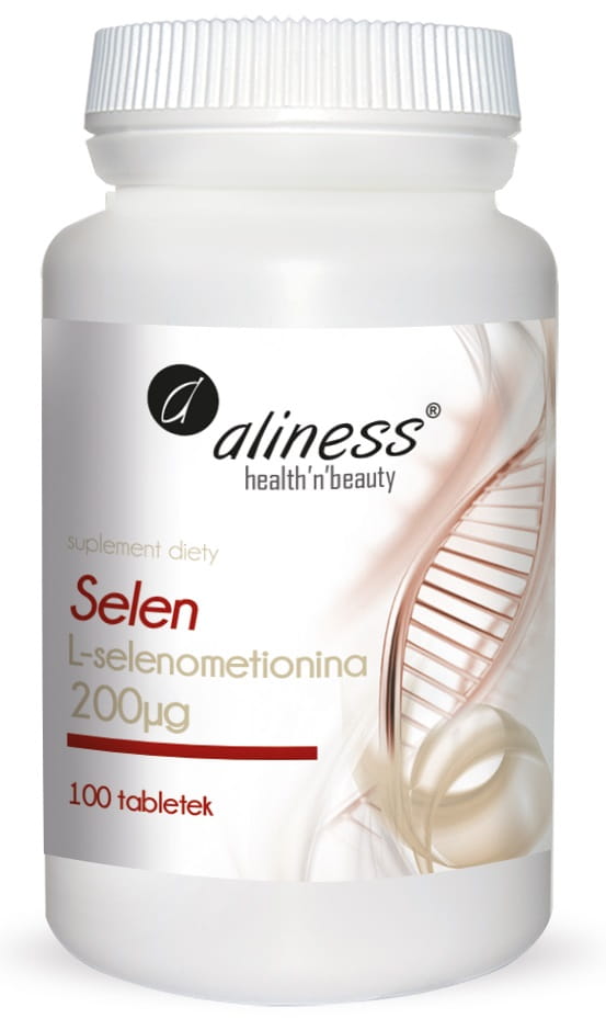 Selen L-selenometionina 200µg 100 tabletek ALINESS