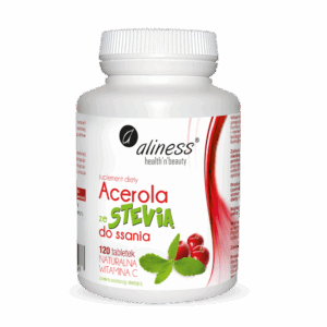 Acerola ze Stevią do ssania 120 tabletek ALINESS