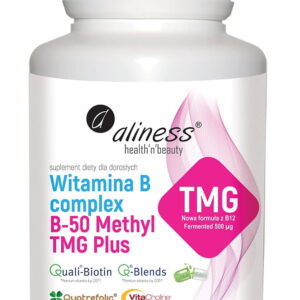 Witamina B Complex B-50 Methyl TMG PLUS 100KAPS. ALINESS