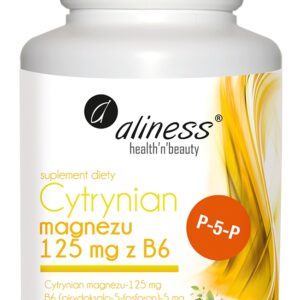 Cytrynian Magnezu 125 mg z B6 (P-5-P) ALINESS